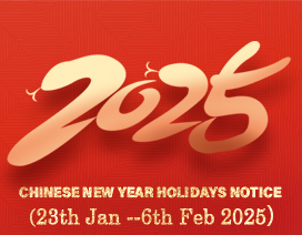 CHINESE NEW YEAR HOLIDAYS NOTICE